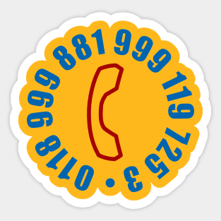 IT Emergency Sticker